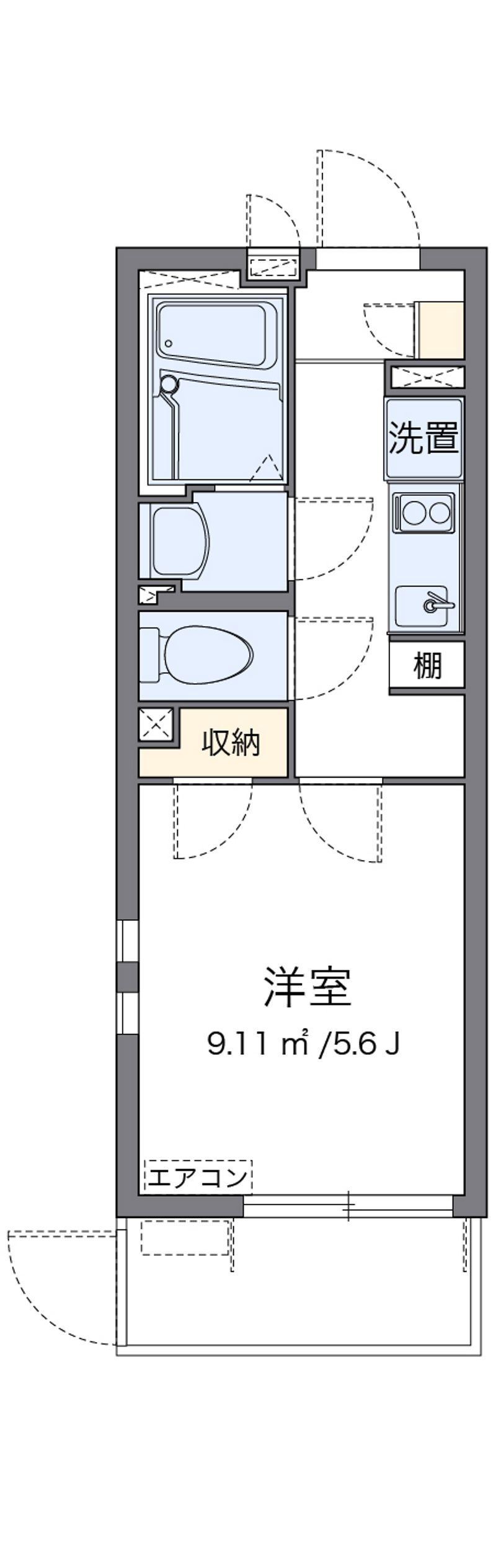 クレイノジャバ石井 間取図