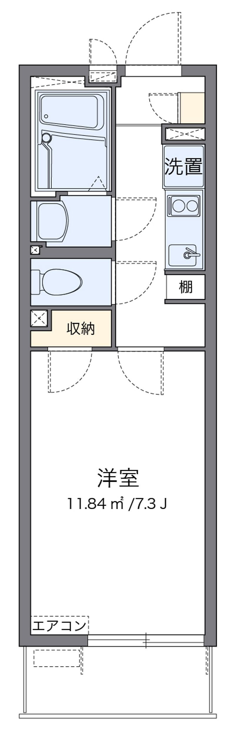 クレイノヴァレッタ２ 間取り