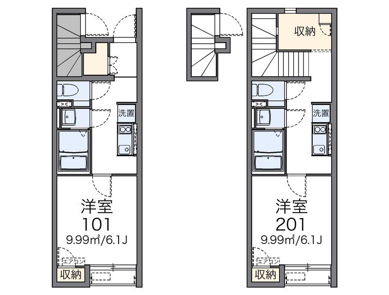 レオネクストエクセルアサヒⅢ 間取図