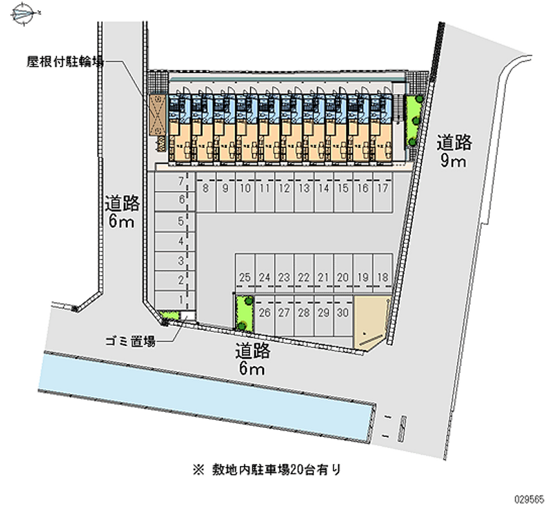 29565 Monthly parking lot