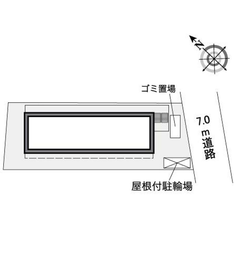 レオパレスＵ＆ＳⅡ 配置図