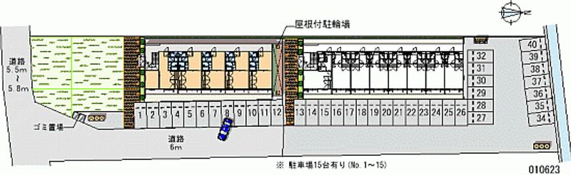 10623 Monthly parking lot