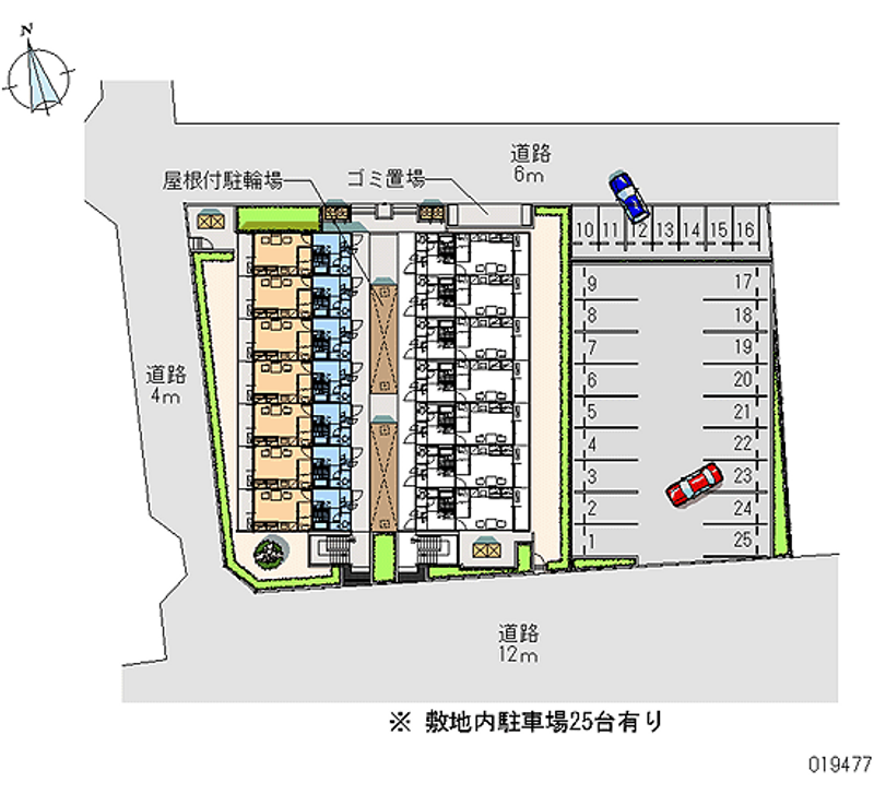 19477 Monthly parking lot