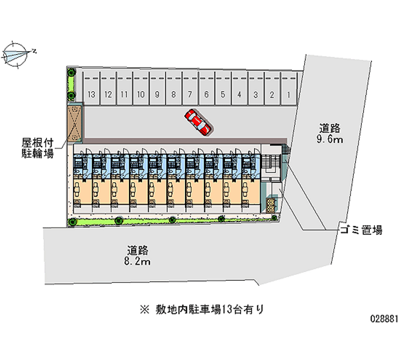 28881 Monthly parking lot