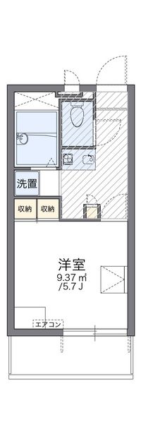 レオパレスタチバナ 間取り図