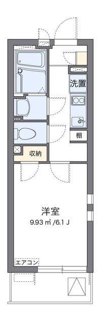 クレイノエスポワール中央 間取り図