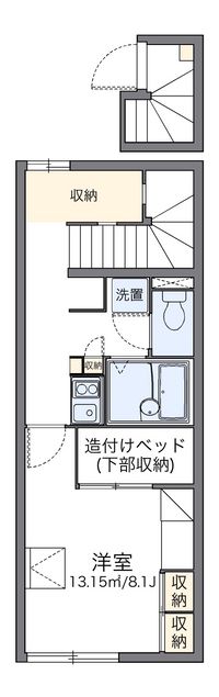 レオパレスバレーナ紅葉 間取り図