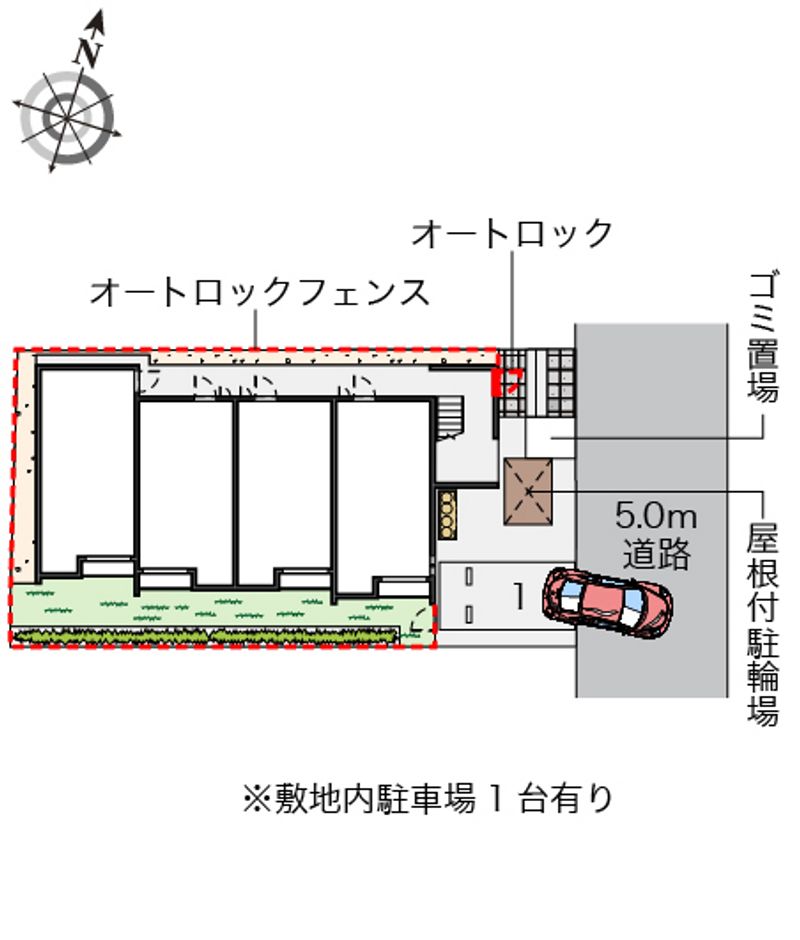 クレイノラーナⅡ 配置図