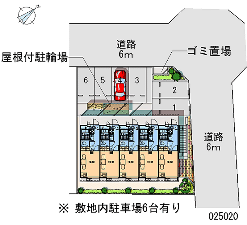 レオパレスルミエールエスト 月極駐車場