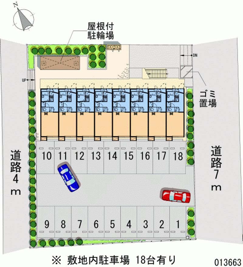 レオパレスイレブン 月極駐車場