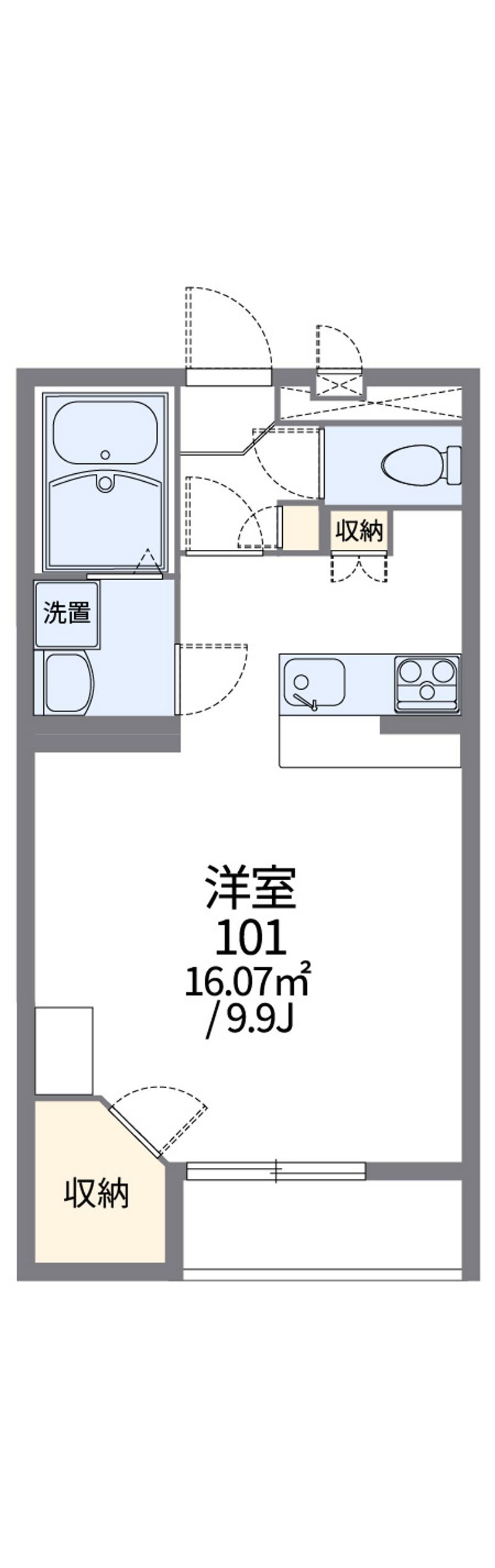レオパレスＲＩＣＨＡＲＴ 間取図