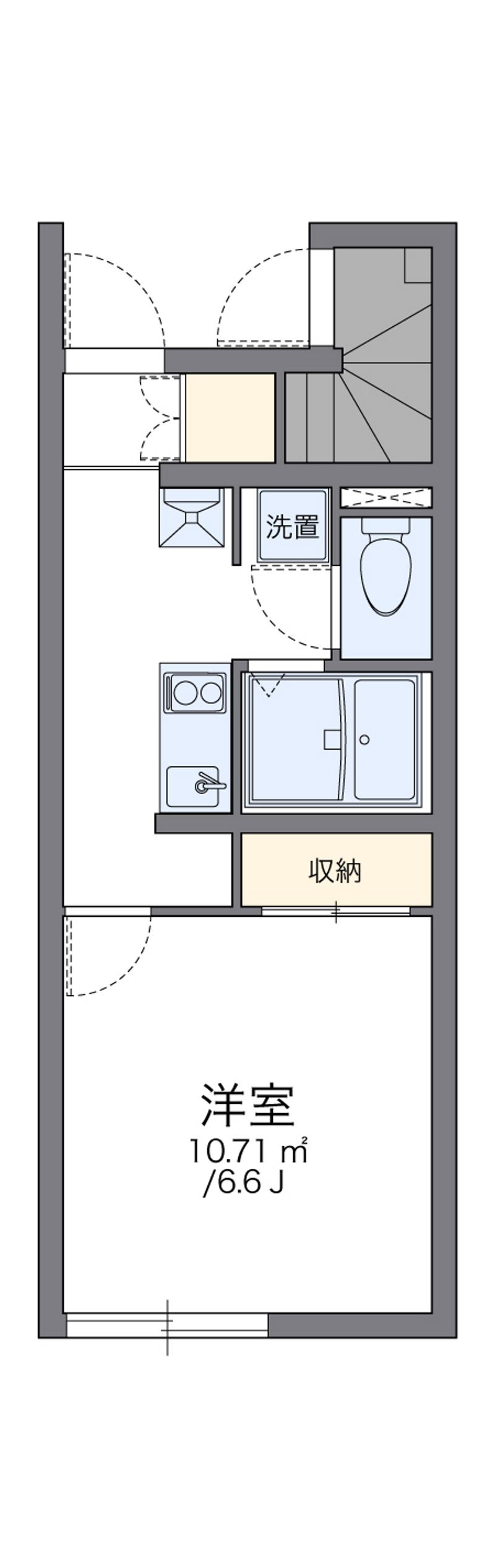 レオパレスコンフォール 間取図
