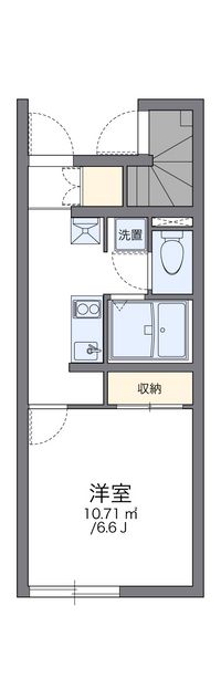 レオパレスコンフォール 間取り図