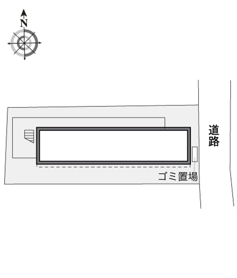 レオパレスハイムローゼ 配置図