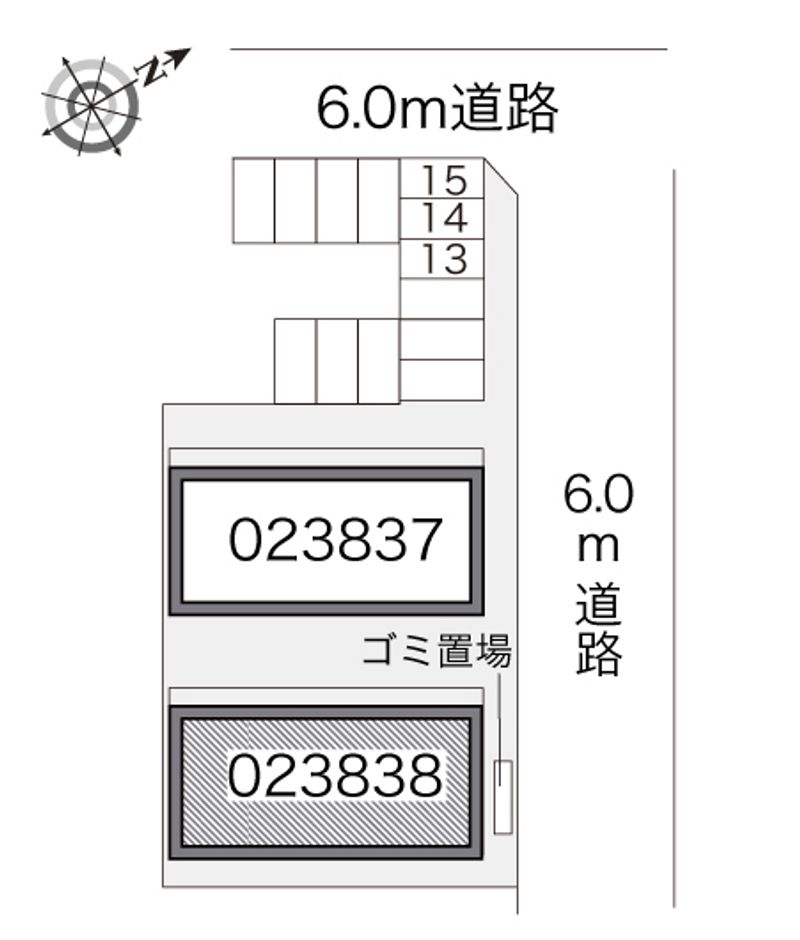 レオパレスレザン 配置図
