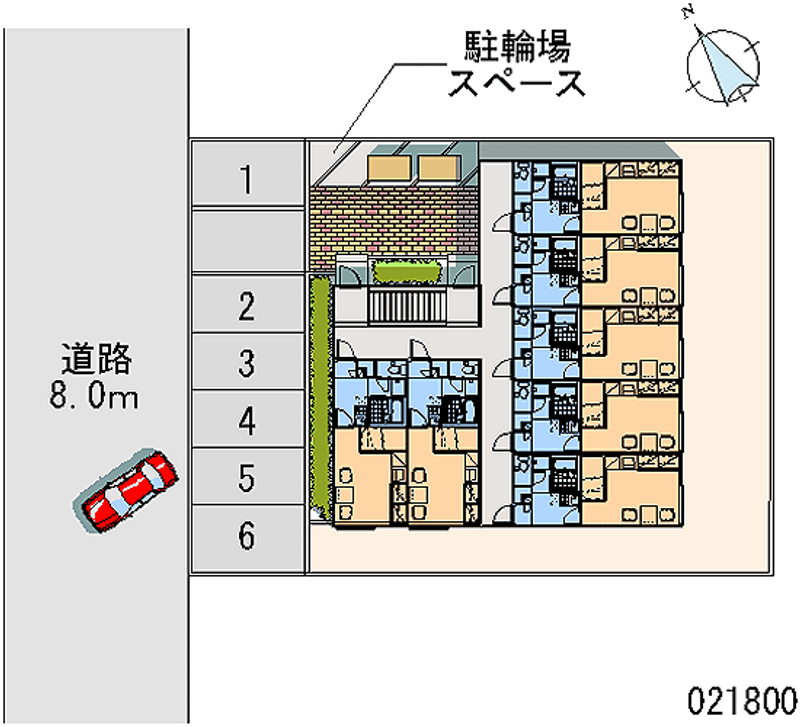 21800月租停車場