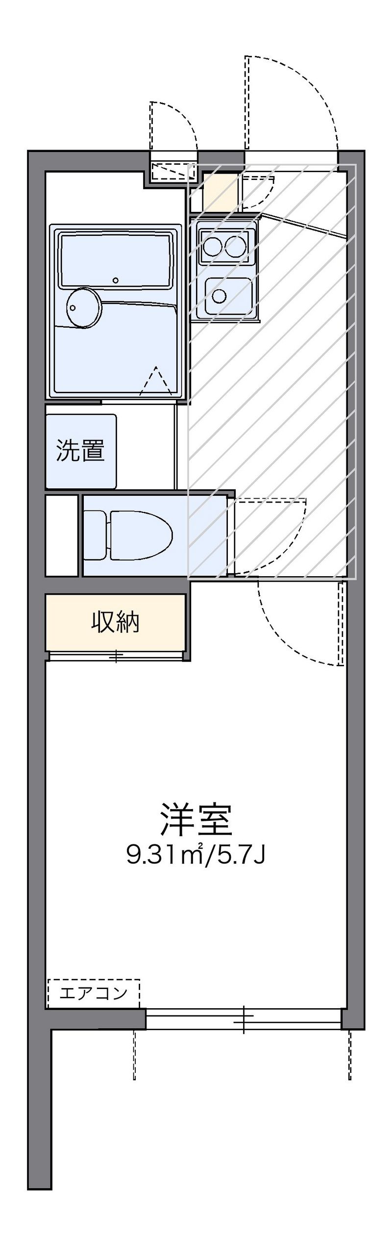 レオパレス南馬込ＥＴ 間取図