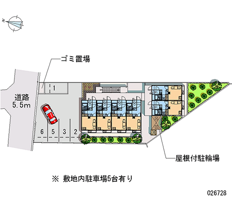 レオパレスＯＡＳＩＳ 月極駐車場