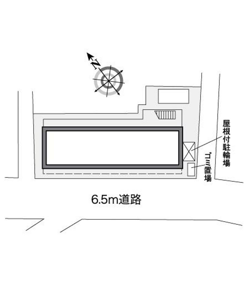 レオパレス大倉山エクレール 配置図