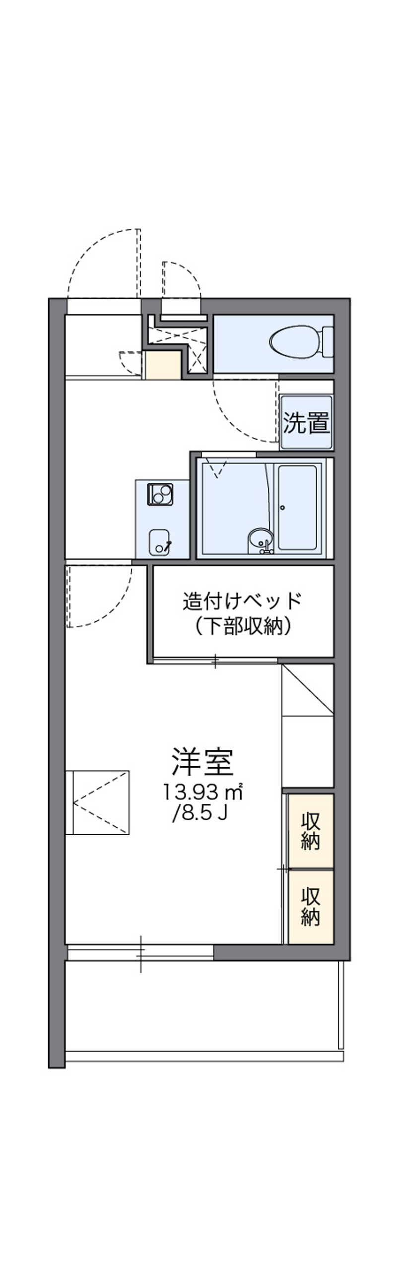 レオパレスＳＫＹ 間取り