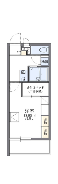 レオパレスＳＫＹ 間取り図