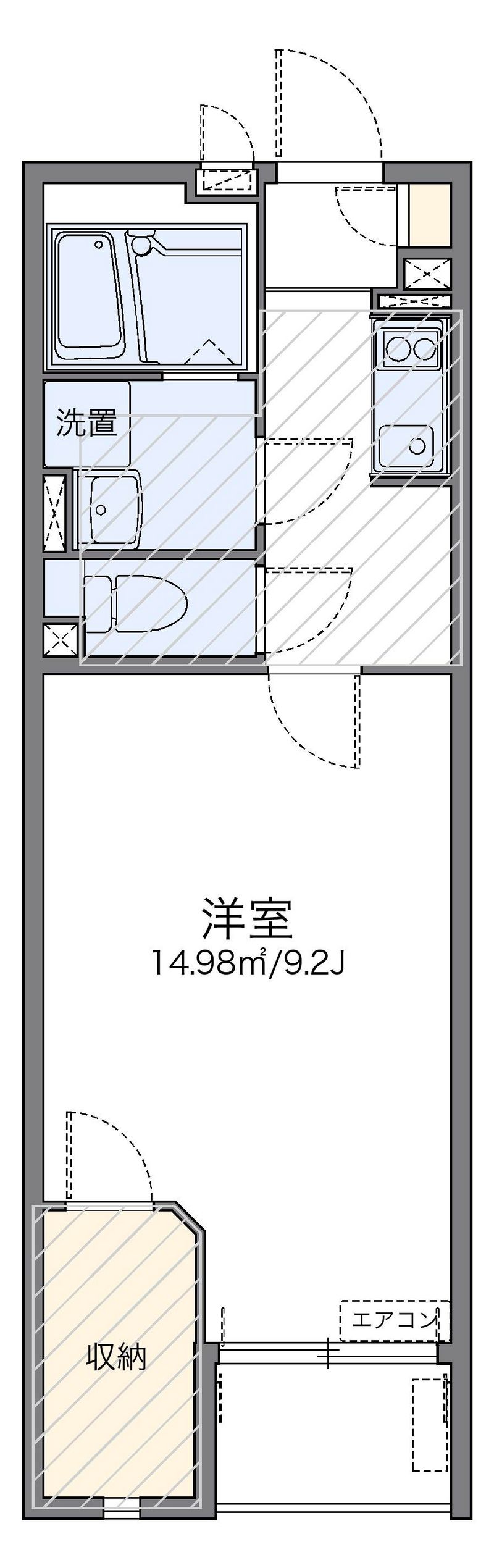 レオネクスト大町Ｂ 間取図