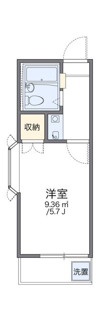 レオパレス東戸塚ヒルズ 間取り図