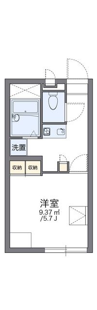 レオパレスコンチェルト 間取り図