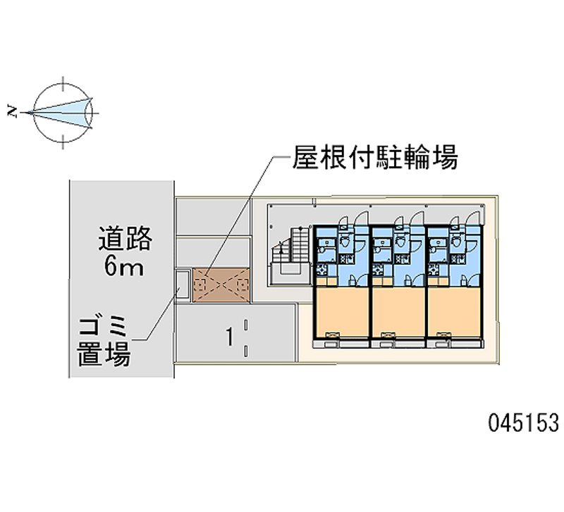 レオパレスルミネ 区画図