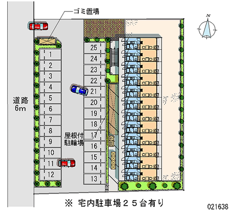 21638 bãi đậu xe hàng tháng