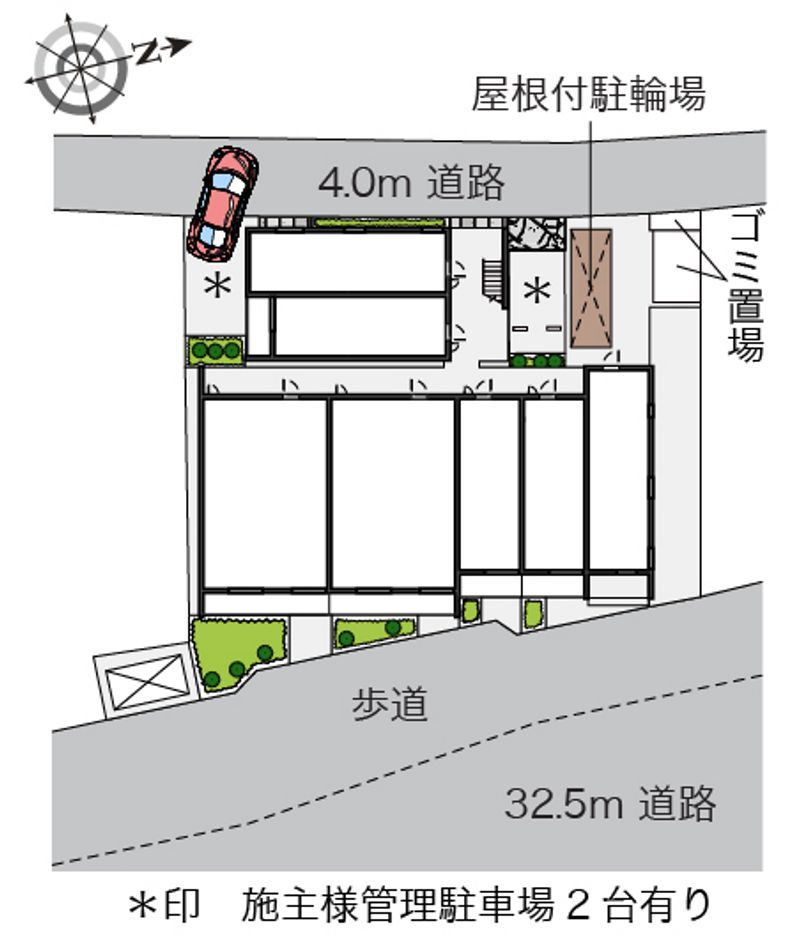 レオネクストエクセルアサヒⅥ 配置図