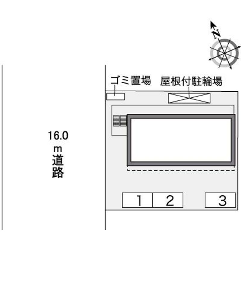 レオパレス東狭山ヶ丘 駐車場