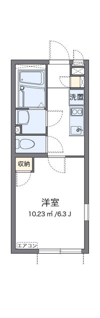 クレイノ新町西 間取り図