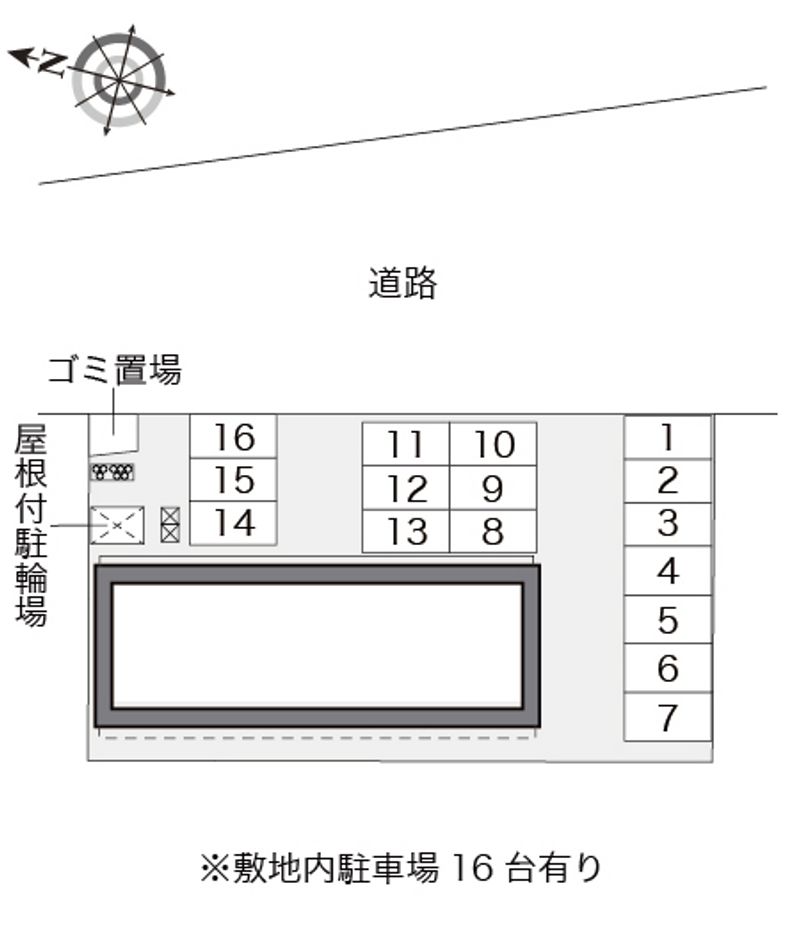 レオパレス南木曽庵２号 駐車場