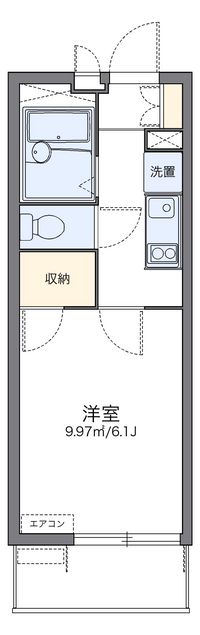 レオパレスファルケ 間取り図