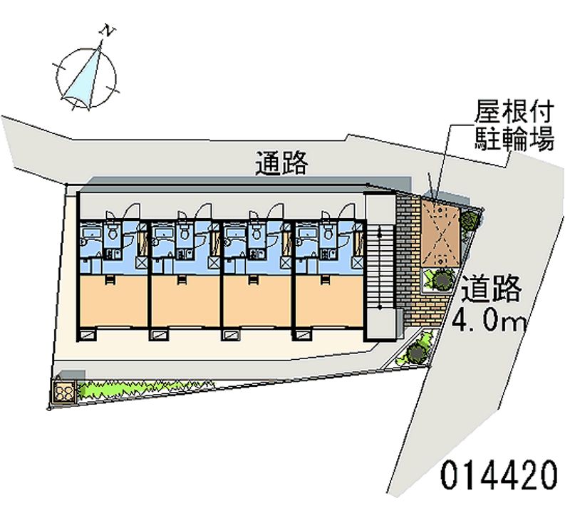 レオパレスさくら 区画図