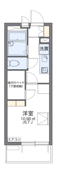 レオパレスＯＲＣＨＩＤ　Ａ 間取り図