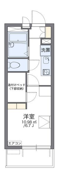 レオパレスＯＲＣＨＩＤ　Ａ 間取図