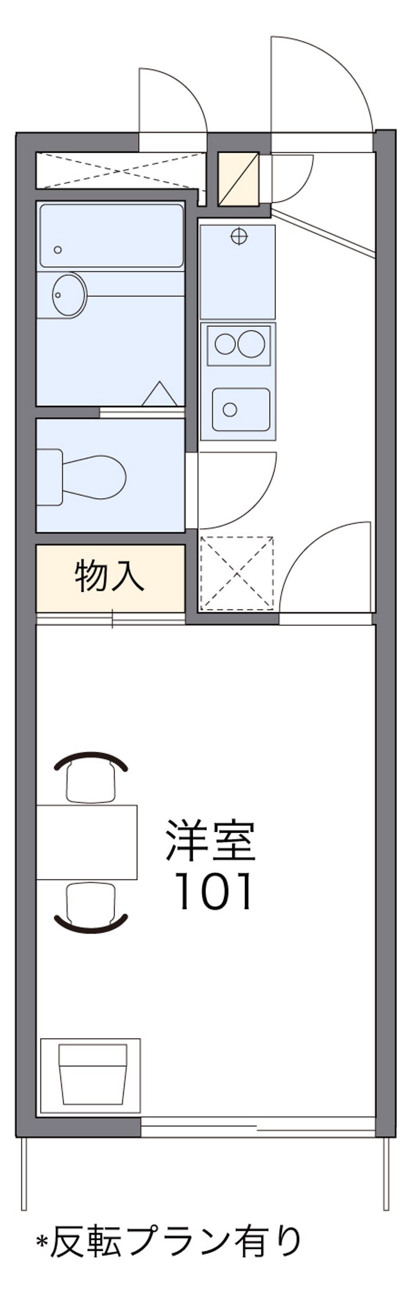 レオパレスコスモ 間取図