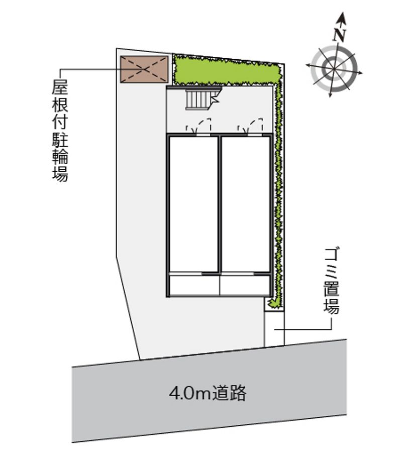 レオネクスト福生 配置図