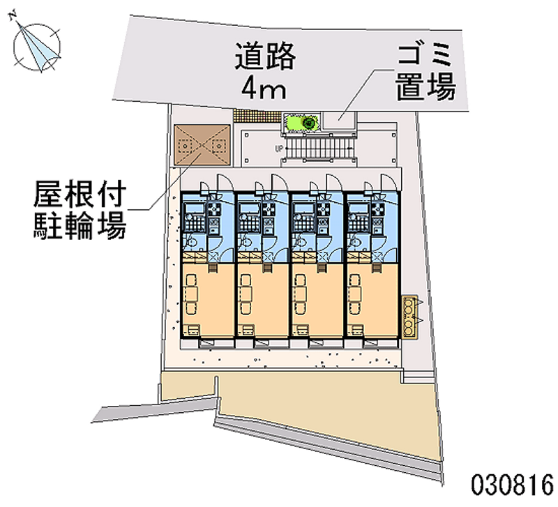レオパレスさくらハイツ 区画図