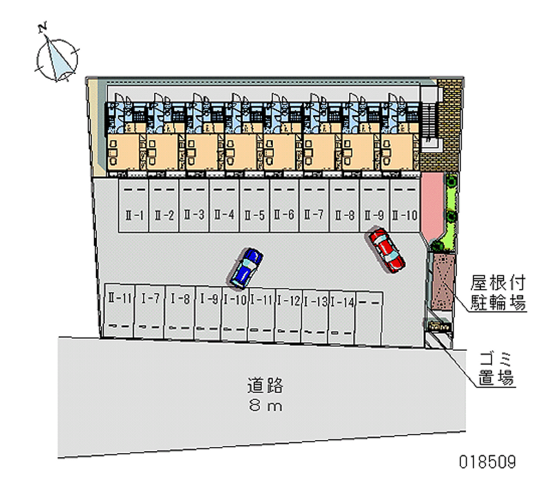 18509 bãi đậu xe hàng tháng