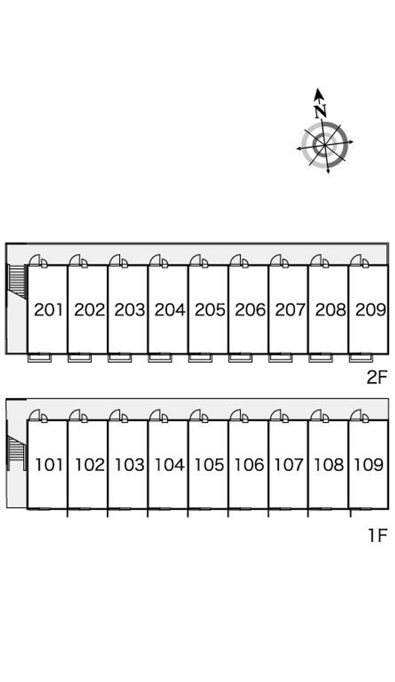 レオパレスプレマ　ダーラ 間取り配置図
