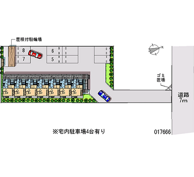 17666 Monthly parking lot