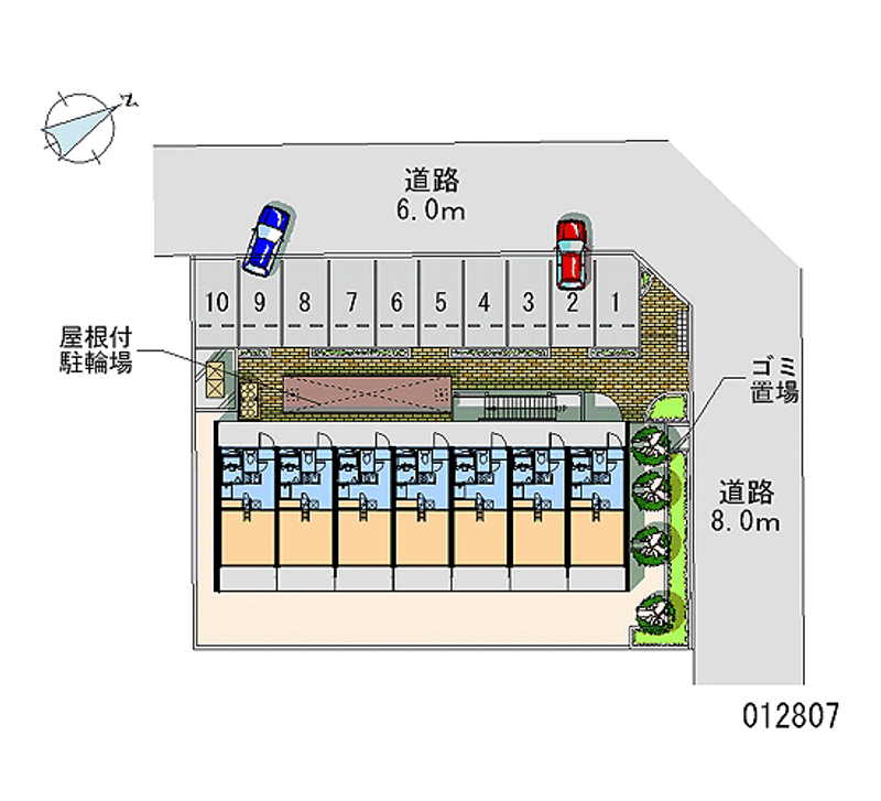 レオパレス住吉弐番館 月極駐車場