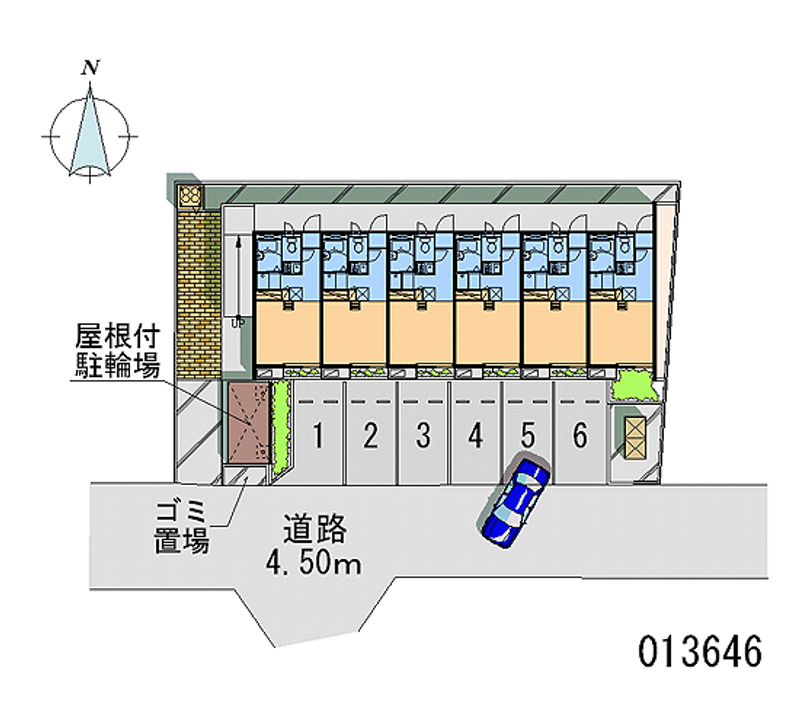 レオパレスアリス 月極駐車場