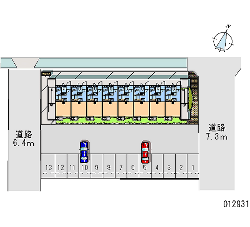 12931 Monthly parking lot