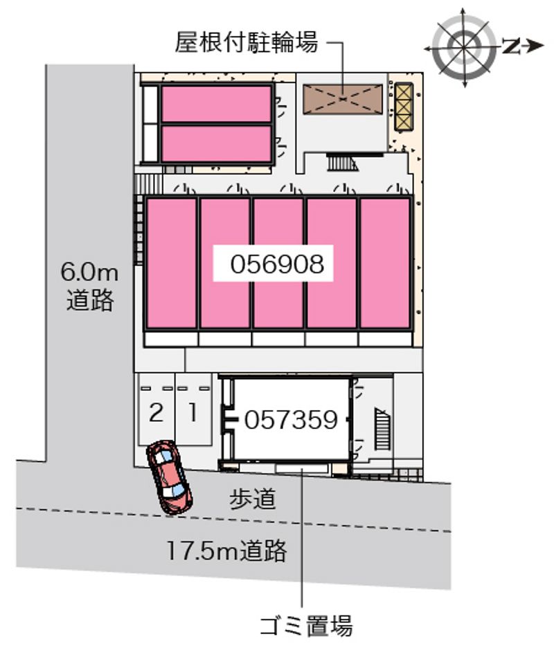 クレイノル　ボヌール白岡 配置図