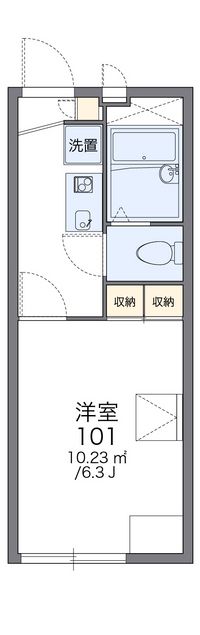 レオパレスコンフォートハウス 間取り図
