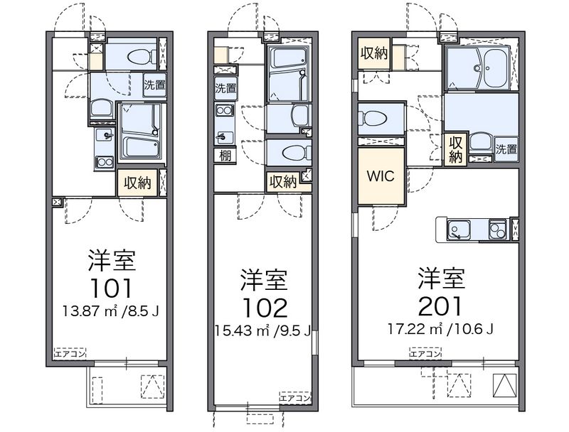 レオネクストナズナ 間取図